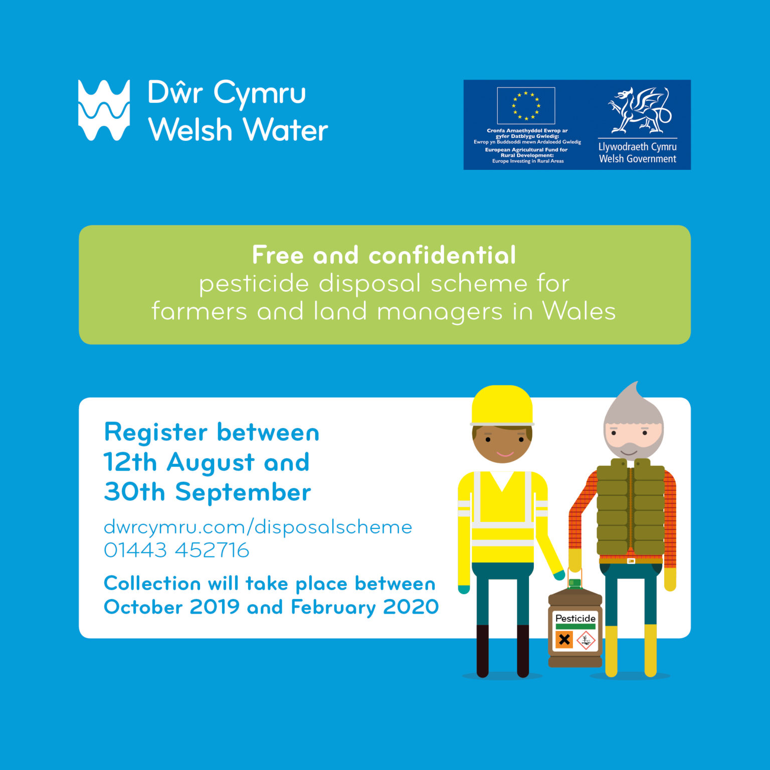 Welsh Water launches free and confidential pesticide disposal Tilhill