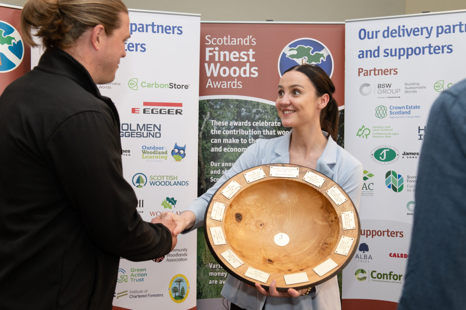 A Week In The Woods Awards Double Win for Tilhill Clients at the Scotland’s Finest Woods Awards