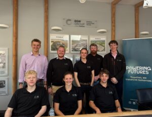 Tilhill Forestry apprentices and graduates completing the powering futures programme - supporting sustainable challenges in Tilhill Forestry
